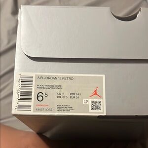 Jordan Shoe Box with Orange Logo